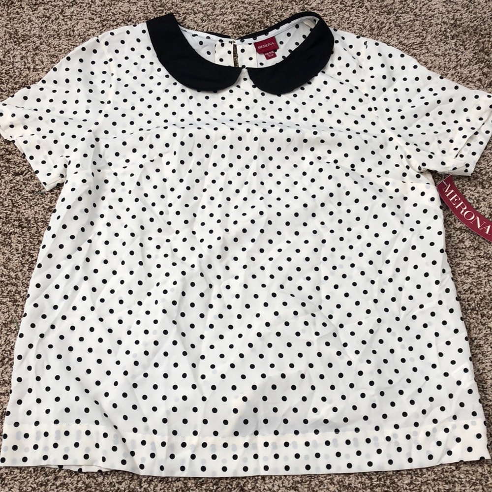 Merona XXL Polka Dot Blouse
